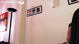 Naughty babysitter teases with her stunning body in solo show