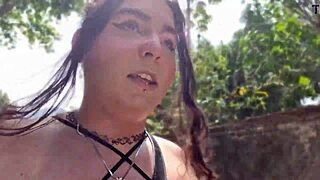 Detailed Vlog of Alice Hael's Transsexual Crossdressing During Move