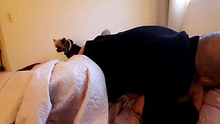 he tore her clothes and came in her pussy while she moaned with orgasms