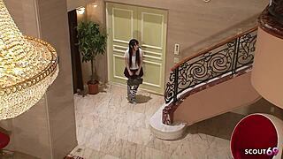 Japanese Petite 18+ Teen 18+ Seduce To Suck At First Day In Holiday Job By Big Dick Co-Worker In Uncensored Jav Porn