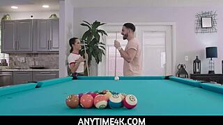 Teen Freya Von Doom Fucked On Pool Table