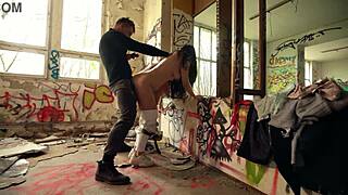 german friends julia parker maria gail risk ffm threesome at lost place