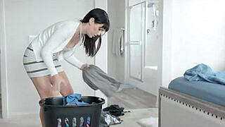 stepsister helps handjob