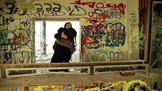 german friends julia parker maria gail risk ffm threesome at lost place