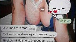 Slut Calls Lover for Pickup Before Husband Arrives