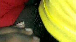 Sloppy Ebony Blowjob Deepthroat Cum