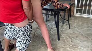 Want to see mutual masturbation leading to outdoor creampie?