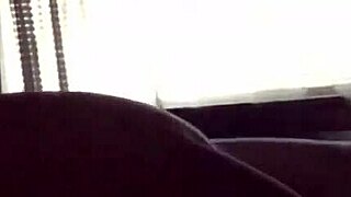 the bbw brunette couple engages in homemade sucking and licking of the big cock