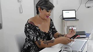 Slut Calls Lover for Pickup Before Husband Arrives