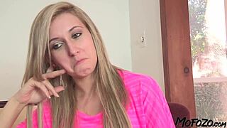 horny amateur gets a facial from rough fucking