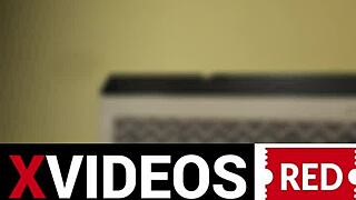 Look at the mature milf masturbating alone, flashing her big ass and natural tits, clothes ripped