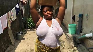 Bbw Alpha Baddie Got Her Fat Ass Fucked Outdoor By The Wellspring