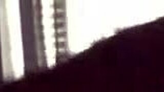 the bbw brunette couple engages in homemade sucking and licking of the big cock