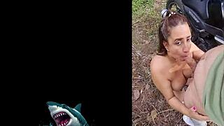 Curvy Venezuelan Escort Pays Lodging with Rough Public Sex