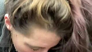 Hooker sucks cum off dick