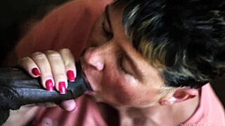 Dripdrop Granny T Loves Sucking On Black Dick