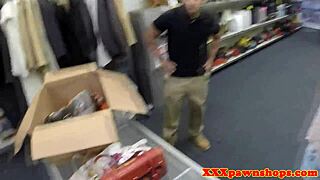 Amateur ballsucking doggystyle