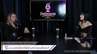 Ariane Kimiko's Provocative Podcast with Bia Hot: Teasing Moments, Part 1 on Sheer Red