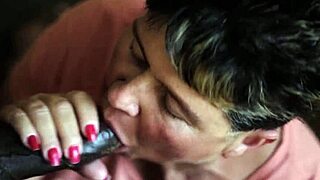 Dripdrop Granny T Loves Sucking On Black Dick