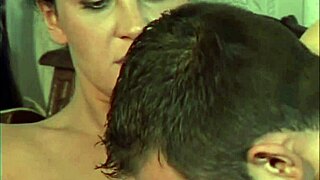 Teasing doggy style with big cock in ass