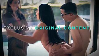 french babe candie luciani gets her pussy destroyed in intense double penetration with rough banging and deepthroat