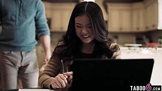 Lulu Chu overhears Slimthick Vic fucking roommate Seth Gamble