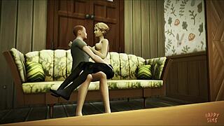 Horny Mature Woman Seduces Young Man