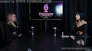 Ariane Kimiko's Provocative Podcast with Bia Hot: Teasing Moments, Part 1 on Sheer Red