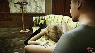 Horny Mature Woman Seduces Young Man