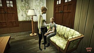 Horny Mature Woman Seduces Young Man