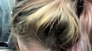 Hooker sucks cum off dick