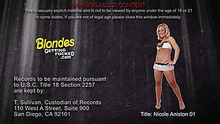 Blonde Nicole Aniston Takes Cock