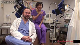 Jackie banes gets yearly gyno exam by nurse lilith rose caught on hidden camera girlsgonegyno reup