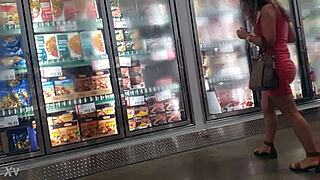 Candid Ass Sundress: Raw Hidden Camera Shot of Big Tits and Ass