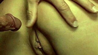 Blonde In Stockings Doggystyle Anal Creampie