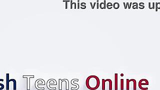 Oiled Anal Play and Footjob in Uniform Underwear for Voyeur View