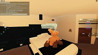 Rough Riding On Big Black Cock In Roblox Porn