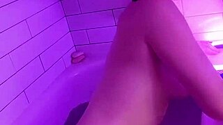 Roommate catches glimpse of massive cock and turns into dripping submissive slut craving rough domination