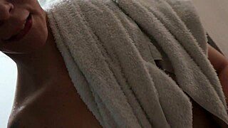 Mature woman enjoys big dildo in wet pussy