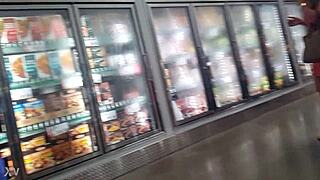 Candid Ass Sundress: Raw Hidden Camera Shot of Big Tits and Ass