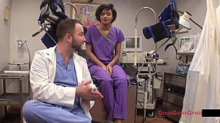 Jackie banes gets yearly gyno exam by nurse lilith rose caught on hidden camera girlsgonegyno reup