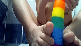 Cuntboy Xannie Shower Anal Play