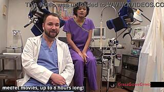 Jackie banes gets yearly gyno exam by nurse lilith rose caught on hidden camera girlsgonegyno reup