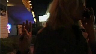 they fuck in the car in front of the driver, blonde cougar deepthroats and swallows