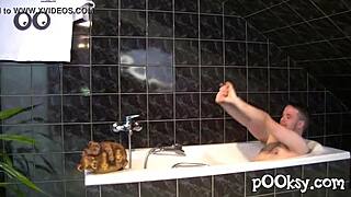 Hairy French amateur pussy for big dick Meggie Marika!