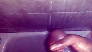 Jerking My Dick In Shower Feels So Intense And Pleasurable