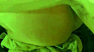 Her laundry gets thoroughly cleaned on the washing machine