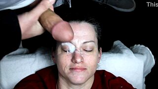 Dirtydees slave to cum bukkake compilation