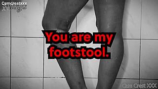 Worship ditaya's feet in bdsm domination