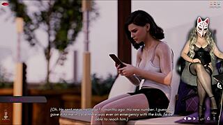 ms denvers plays naughty game in stockings outdoors